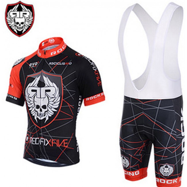 2015 Rock Racing Fahrradbekleidung Satz Fahrradtrikot Kurzarm Trikot und Kurz Trägerhose rot 2015 Rock Racing Fahrradbekleidung Satz Fahrradtrikot Kurzarm Trikot und Kurz Trägerhose rot