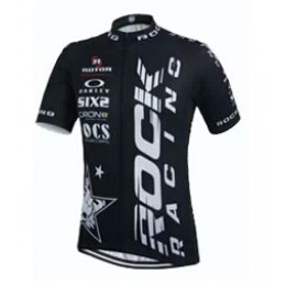 2015 Rock Racing Schwarz Radtrikot Kurzarm 2015 Rock Racing Schwarz Radtrikot Kurzarm