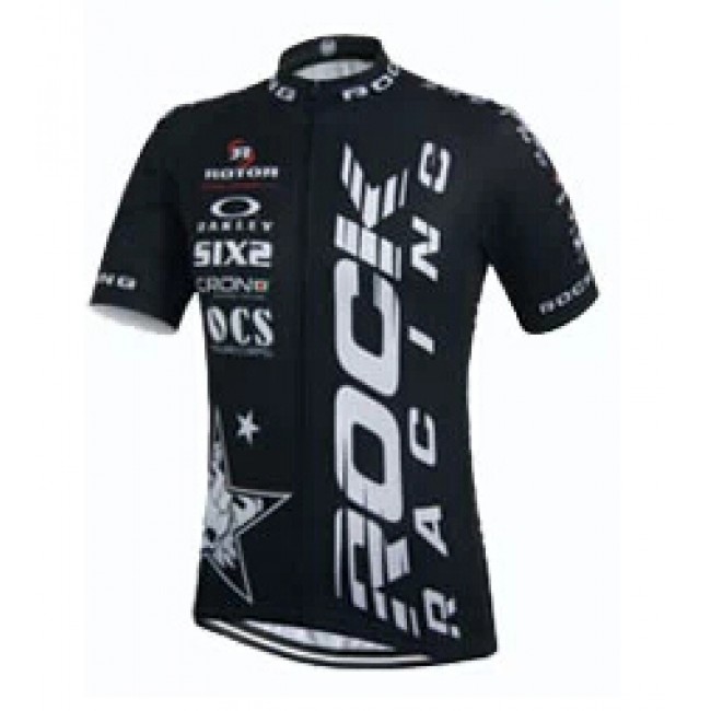 2015 Rock Racing Schwarz Radtrikot Kurzarm 2015 Rock Racing Schwarz Radtrikot Kurzarm