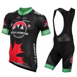 Rocky-Mountain Craft Fahrradbekleidung Satz Fahrradtrikot Kurzarm Trikot und Kurz Trägerhose schwarz Rocky-Mountain Craft Fahrradbekleidung Satz Fahrradtrikot Kurzarm Trikot und Kurz Trägerhose schwarz