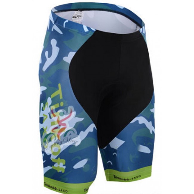 2015 Tinkoff Saxo Bank Camouflage Blau Kurz Radhose 2015 Tinkoff Saxo Bank Camouflage Blau Kurz Radhose
