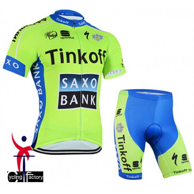 2015 Saxo Bank Tinkoff Radbekleidung Radtrikot Kurzarm und Fahrradhosen Kurz Fluorescence 2015 Saxo Bank Tinkoff Radbekleidung Radtrikot Kurzarm und Fahrradhosen Kurz Fluorescence