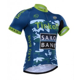 2015 Tinkoff Saxo Bank Camouflage Blau Radtrikot Kurzarm 2015 Tinkoff Saxo Bank Camouflage Blau Radtrikot Kurzarm