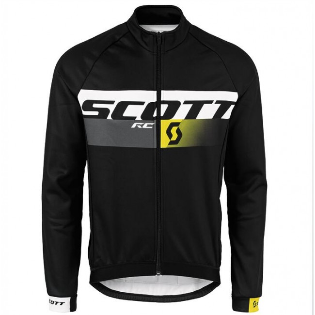 2015 SCOTT RC Schwarz/Gelb Fahrradtrikot Langarm 2015 SCOTT RC Schwarz/Gelb Fahrradtrikot Langarm
