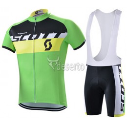 2015 Scott Fahrradbekleidung Satz Fahrradtrikot Kurzarm Trikot und Kurz Trägerhose Grün 2015 Scott Fahrradbekleidung Satz Fahrradtrikot Kurzarm Trikot und Kurz Trägerhose Grün