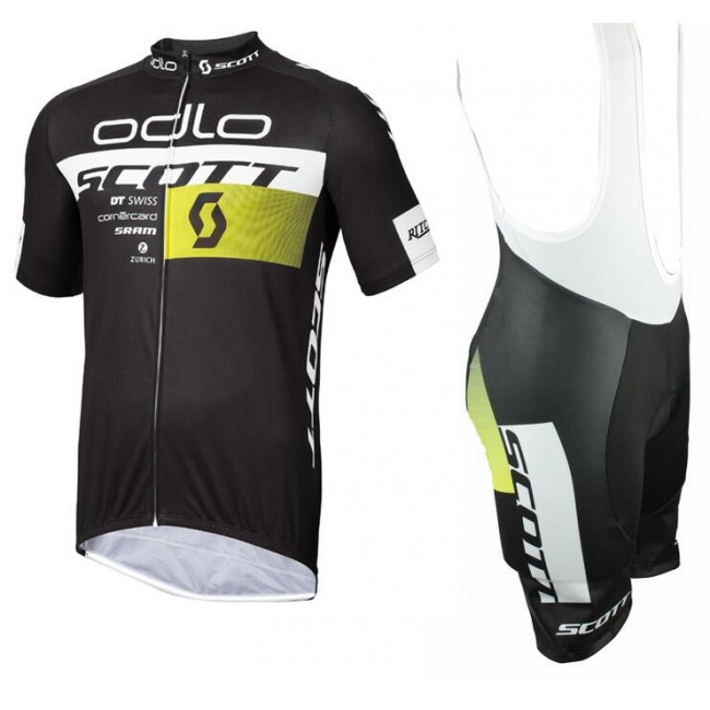 2015 Odlo Scott Swiss Gelb Fahrradbekleidung Satz Fahrradtrikot Kurzarm Trikot und Kurz Trägerhose 2015 Odlo Scott Swiss Gelb Fahrradbekleidung Satz Fahrradtrikot Kurzarm Trikot und Kurz Trägerhose