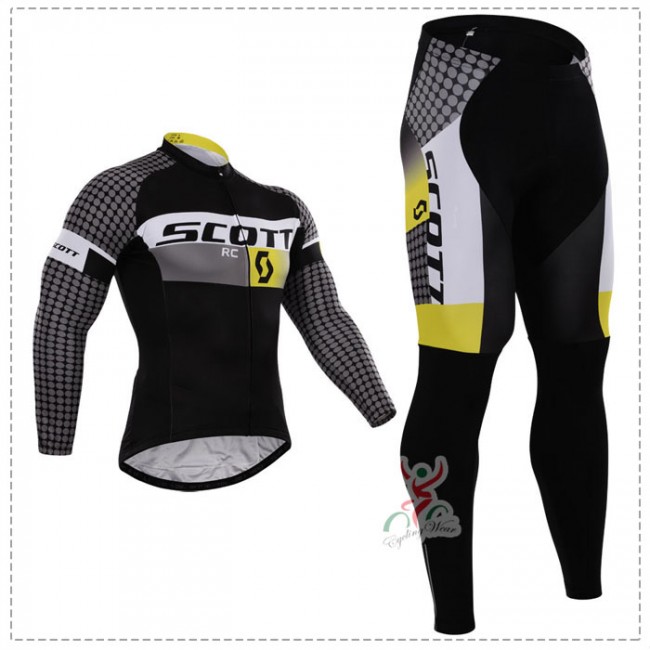 2015 Scott Fahrradbekleidung Radtrikot Satz Langarm und Lange Fahrradhose 2015 Scott Fahrradbekleidung Radtrikot Satz Langarm und Lange Fahrradhose