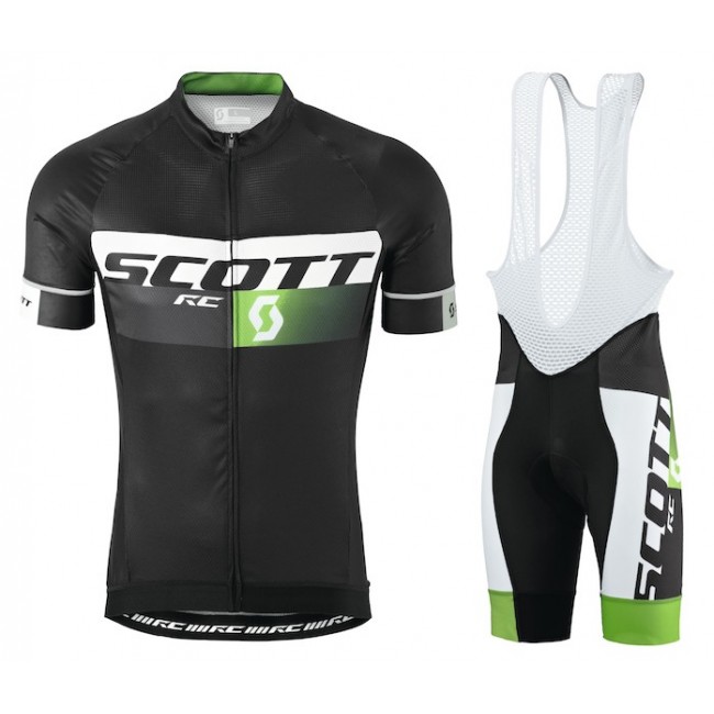 Scott RC Pro Schwarz-Grün 2015 Fahrradbekleidung Satz Fahrradtrikot Kurzarm Trikot und Kurz Trägerhose Scott RC Pro Schwarz-Grün 2015 Fahrradbekleidung Satz Fahrradtrikot Kurzarm Trikot und Kurz Trägerhose