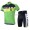 2015 Scott Radbekleidung Radtrikot Kurzarm und Fahrradhosen Kurz Grün