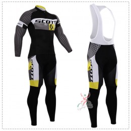 2015 Scott Fahrradbekleidung Radtrikot Satz Langarm und Lange Trägerhose 2015 Scott Fahrradbekleidung Radtrikot Satz Langarm und Lange Trägerhose