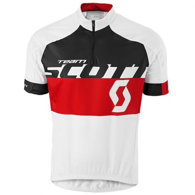 2015 Proteam Scott Schwarz-Rot Radtrikot Kurzarm 2015 Proteam Scott Schwarz-Rot Radtrikot Kurzarm