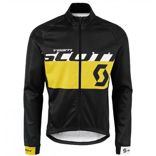 2015 SCOTT RC Fahrradtrikot Langarm Schwarz/Gelb 2015 SCOTT RC Fahrradtrikot Langarm Schwarz/Gelb
