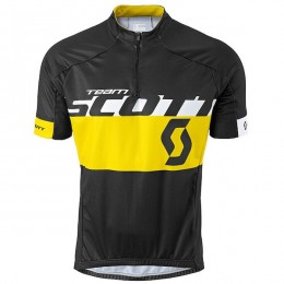 2015 Proteam Scott Schwarz-Gelb Radtrikot Kurzarm 2015 Proteam Scott Schwarz-Gelb Radtrikot Kurzarm