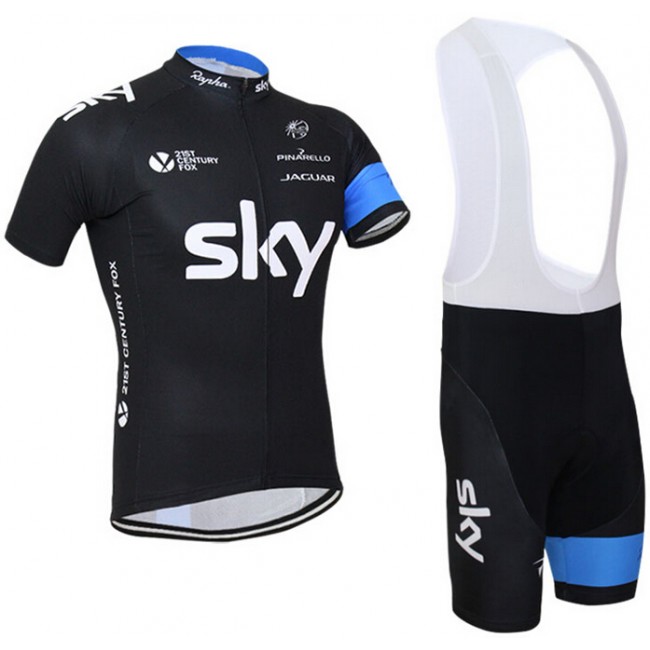 2015 Sky Fahrradbekleidung Satz Fahrradtrikot Kurzarm Trikot und Kurz Trägerhose 2015 Sky Fahrradbekleidung Satz Fahrradtrikot Kurzarm Trikot und Kurz Trägerhose