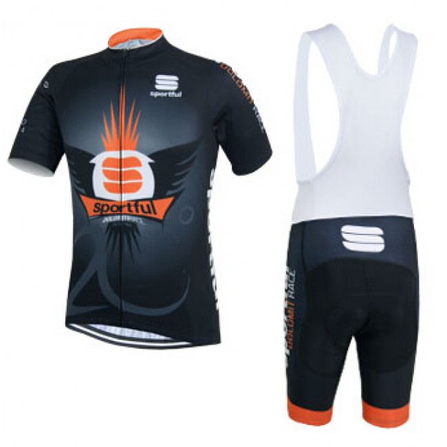 2015 Sportful orange Schwarz Fahrradbekleidung Satz Fahrradtrikot Kurzarm Trikot und Kurz Trägerhose 2015 Sportful orange Schwarz Fahrradbekleidung Satz Fahrradtrikot Kurzarm Trikot und Kurz Trägerhose