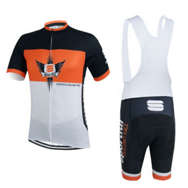 2015 Sportful Weiß Schwarz orange Fahrradbekleidung Satz Fahrradtrikot Kurzarm Trikot und Kurz Trägerhose 2015 Sportful Weiß Schwarz orange Fahrradbekleidung Satz Fahrradtrikot Kurzarm Trikot und Kurz Trägerhose