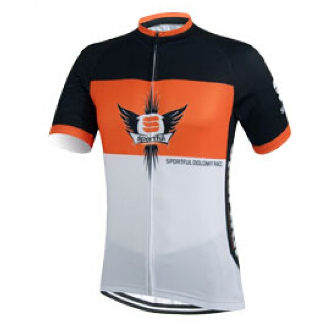 2015 Sportful Weiß Schwarz orange Radtrikot Kurzarm 2015 Sportful Weiß Schwarz orange Radtrikot Kurzarm