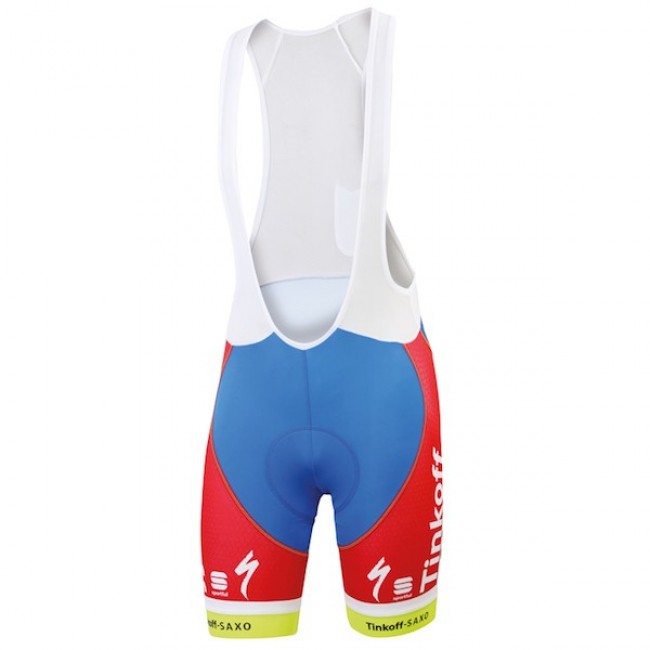 2015 Tinkoff-Saxo Bank Champion danoise Kurz Trägerhose 2015 Tinkoff-Saxo Bank Champion danoise Kurz Trägerhose