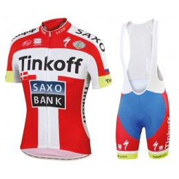 Tinkoff-Saxo Bank Champion danoise 2015 Fahrradbekleidung Satz Fahrradtrikot Kurzarm Trikot und Kurz Trägerhose Tinkoff-Saxo Bank Champion danoise 2015 Fahrradbekleidung Satz Fahrradtrikot Kurzarm Trikot und Kurz Trägerhose