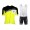 WILIER 2015 Gelb Weiß Schwarz Fahrradbekleidung Satz Fahrradtrikot Kurzarm Trikot und Kurz Trägerhose