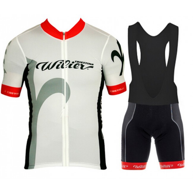 WILIER 2015 Weiß Fahrradbekleidung Satz Fahrradtrikot Kurzarm Trikot und Kurz Trägerhose schwarz WILIER 2015 Weiß Fahrradbekleidung Satz Fahrradtrikot Kurzarm Trikot und Kurz Trägerhose schwarz