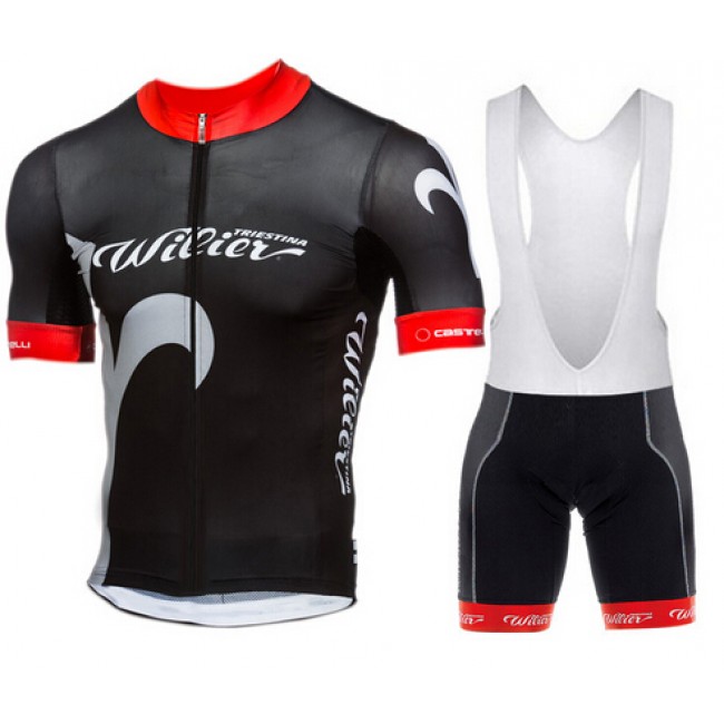 WILIER 2015 schwarz Fahrradbekleidung Satz Fahrradtrikot Kurzarm Trikot und Kurz Trägerhose WILIER 2015 schwarz Fahrradbekleidung Satz Fahrradtrikot Kurzarm Trikot und Kurz Trägerhose