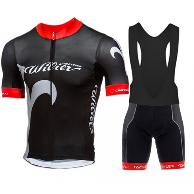 WILIER 2015 schwarz Fahrradbekleidung Satz Fahrradtrikot Kurzarm Trikot und Kurz Trägerhose schwarz WILIER 2015 schwarz Fahrradbekleidung Satz Fahrradtrikot Kurzarm Trikot und Kurz Trägerhose schwarz