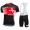 WILIER 2015 schwarz rot Fahrradbekleidung Satz Fahrradtrikot Kurzarm Trikot und Kurz Trägerhose