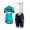 2015 ALE Damen blau Fahrradbekleidung Satz Fahrradtrikot Kurzarm Trikot und Kurz Trägerhose