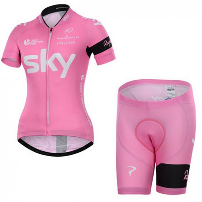 2015 Sky Damen Radbekleidung Radtrikot Kurzarm und Fahrradhosen Kurz 2015 Sky Damen Radbekleidung Radtrikot Kurzarm und Fahrradhosen Kurz