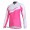 Giant Fahrradtrikot Langarm Rosa Weiß Damen