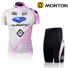 2011 Subaru Damen Radbekleidung Radtrikot Kurzarm und Fahrradhosen Kurz