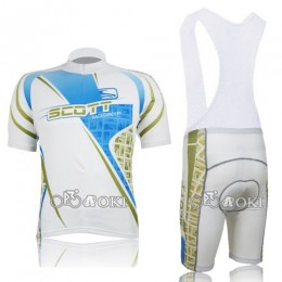 2010 Damen Scott Fahrradbekleidung Satz Fahrradtrikot Kurzarm Trikot und Kurz Trägerhose