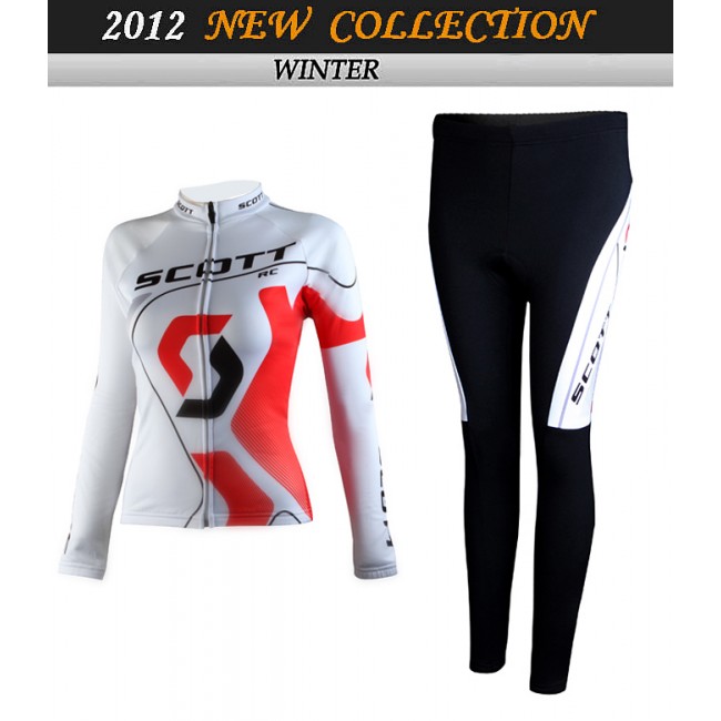 2012 Damen scott Cycling Fahrradbekleidung Radtrikot Satz Langarm und Lange Fahrradhose 2012 Damen scott Cycling Fahrradbekleidung Radtrikot Satz Langarm und Lange Fahrradhose