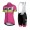 2015 ALE Damen rose Fahrradbekleidung Satz Fahrradtrikot Kurzarm Trikot und Kurz Trägerhose
