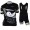 2015 Wilier Damen Fahrradbekleidung Satz Fahrradtrikot Kurzarm Trikot und Kurz Trägerhose schwarz