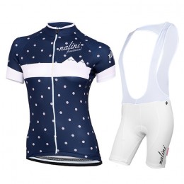 2015 Damen NA Siele bleu Snow Damen Fahrradbekleidung Satz Fahrradtrikot Kurzarm Trikot und Kurz Trägerhose