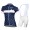 2015 Damen NA Siele bleu Snow Damen Fahrradbekleidung Satz Fahrradtrikot Kurzarm Trikot und Kurz Trägerhose