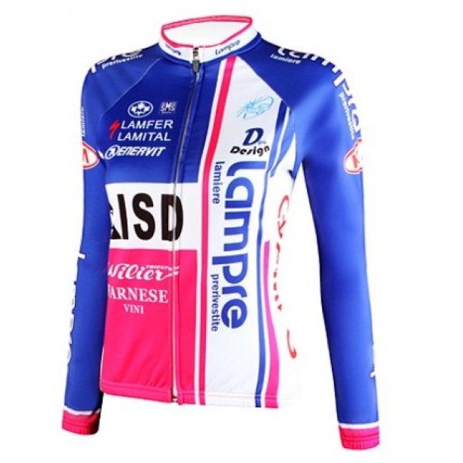 2012 Damen Lampre Fahrradtrikot Langarm 2012 Damen Lampre Fahrradtrikot Langarm
