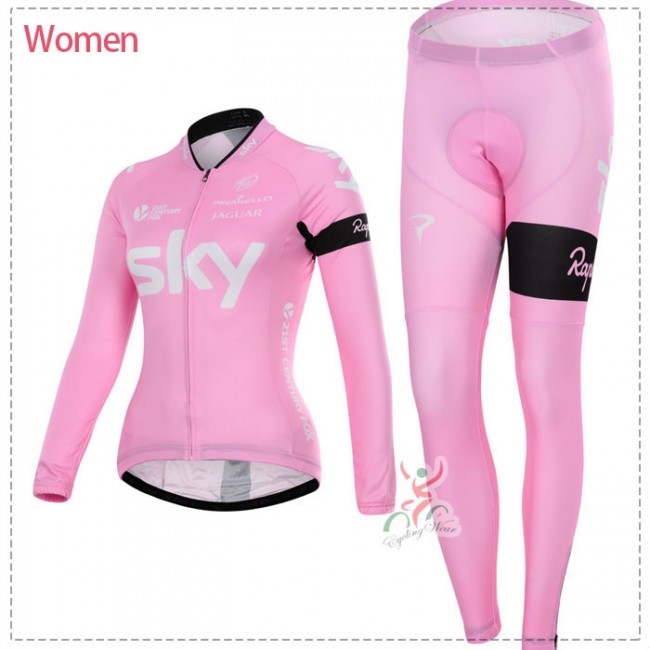 2015 sky Damen Cycling Fahrradbekleidung Radtrikot Satz Langarm und Lange Fahrradhose 2015 sky Damen Cycling Fahrradbekleidung Radtrikot Satz Langarm und Lange Fahrradhose