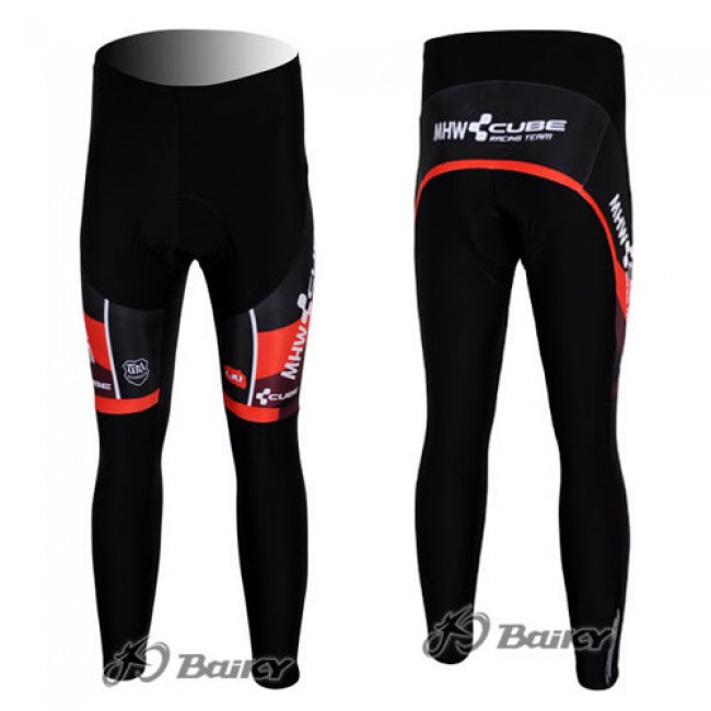 MHW Cube Racing Team Lang Radhose Rot Schwarz MHW Cube Racing Team Lang Radhose Rot Schwarz
