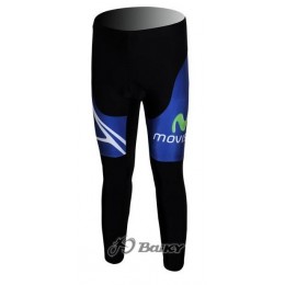 Movistar Team Lang Radhose Blau