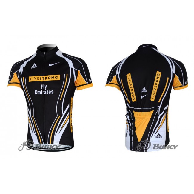 2012 Livestrong Fly Emirates Radtrikot KurzarmSchwarz Gelb 2012 Livestrong Fly Emirates Radtrikot KurzarmSchwarz Gelb