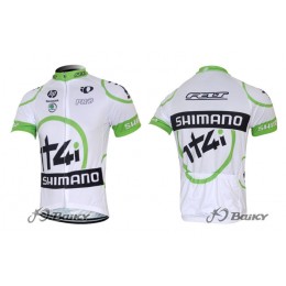 2012 Shimano 1t4iRadtrikot Kurzarm Weiß Grün 2012 Shimano 1t4iRadtrikot Kurzarm Weiß Grün