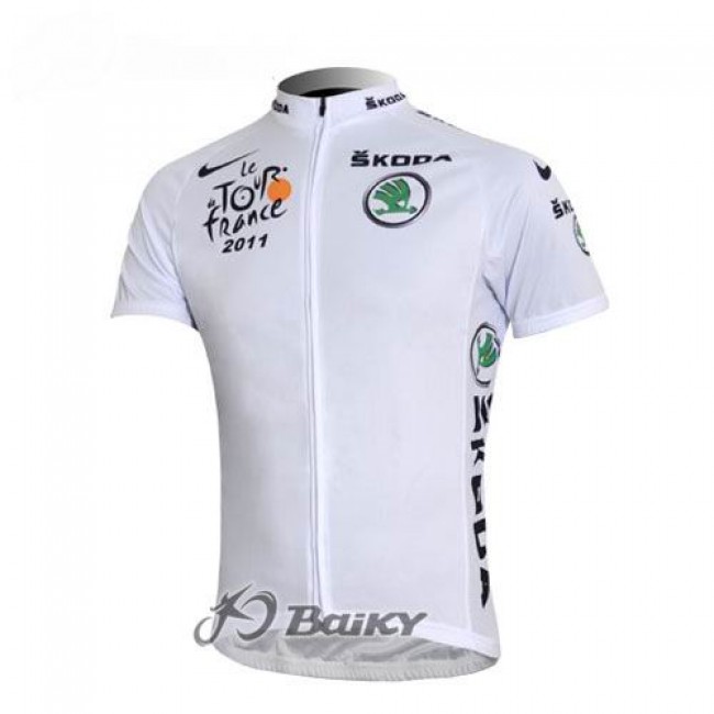 2011 Tour de France Radtrikot Kurzarm Weißen Trikots 2011 Tour de France Radtrikot Kurzarm Weißen Trikots