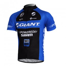 Giant Sram Pro Team Radtrikot Kurzarm Schwarz Blau Giant Sram Pro Team Radtrikot Kurzarm Schwarz Blau