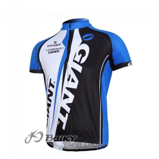 Giant Sram Pro Team Radtrikot Kurzarm Weiß Blau Schwarz Giant Sram Pro Team Radtrikot Kurzarm Weiß Blau Schwarz