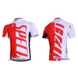 2012 Specialized Radbekleidung Radtrikot Kurzarm und Fahrradhosen Kurz Rot Weiß