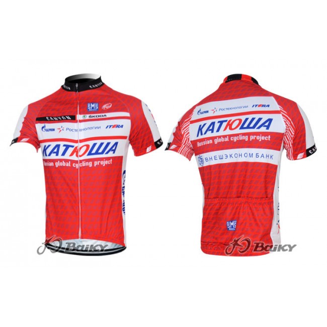 2012 Katusha Russland Radtrikot Kurzarm Rot 2012 Katusha Russland Radtrikot Kurzarm Rot