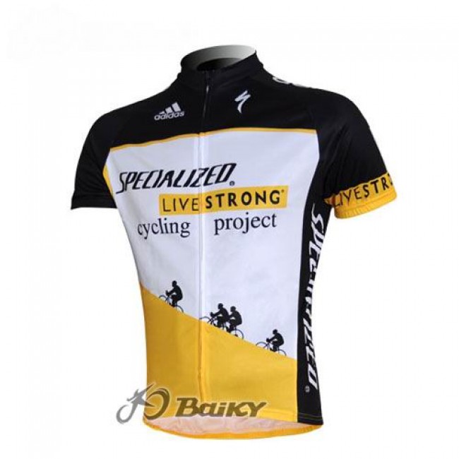 Specialized Livestrong Radtrikot Kurzarm Weiß Gelb Specialized Livestrong Radtrikot Kurzarm Weiß Gelb